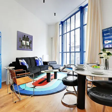 Stylish Parisian Loft 1br6p - Center Sentier Apartmán *